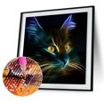 thumbnail image 2 of 5D redondo diamante bordado pintura Rhinestone DIY Craft Cat Room Decor FLhrweasw Nuevo, 2 of 9