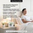 thumbnail image 6 of NutraBio- Magnesium Glycinate Powder- Magnesium Powder for Sleep- Sleep Supplement, Supports Relaxation, Heart Health, and Metabolism- 350 mg- Unflavored Magnesium Glycinate Drink Mix- 50 Servings, 6 of 8