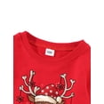 thumbnail image 2 of Kiapeise Christmas Sweater for Family Matching Outfits Reindeer Graphic Long Sleeve Pullover Kids Mama Dad Sweatshirt, 2 of 5