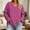 Watermelon Red plus size printed top women a1, variant on thefmos Women's V Neck All Over Print Pullover Top Long Sleeve Plus Size Casual Blouse Fashion Fall Winter Outfit, Black 3XL