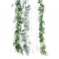 thumbnail image 3 of PENGXIANG Willow Decoration Simulation Wicker Green Leaves Cane Wedding Set Decoration Plant Rattan Leaves, 3 of 4