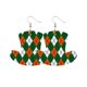 thumbnail image 2 of Fiudx Ofertas Flash Del Día Solo En Línea Pendientes De San Patricio Pendientes Verdes En forma De Gota Joyería Regalo De Vacaciones Para Mujer, 2 of 2