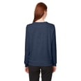 thumbnail image 2 of Puma Cloudspun Crewneck Navy Blazer Heather Outerwear Women M, 2 of 3