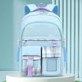 thumbnail image 2 of gcong Lightweight School Backpack For Spine Support Design For Elementary Ages 5 To 15 Years Blue, 2 of 6