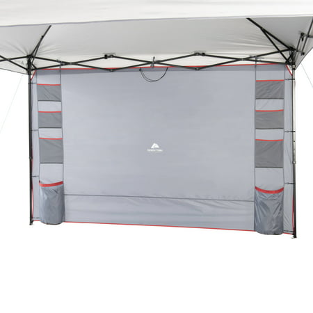 Ozark Trail Shade Wall with 10 Organizer Pockets for 10’ x 10’ Straight-Leg (Best Instant Canopy For Beach)