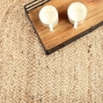 thumbnail image 3 of HandloomBazzar Handmade Jute Braided Rugs for Kitchen Dining Room Nursery Oval Shape 3 ft x 5 ft, 3 of 6