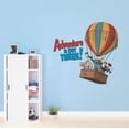 thumbnail image 3 of Toy Story Buzz Woody Adventure is Out There Adventurous Quote Wall Decal Decoration Cute Happy Home Hot Air Balloom Characters Happy Floating Easily Removable - Size: 40 In(W) x 36 In(H), 3 of 4