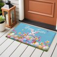 thumbnail image 5 of Blue Easter 2'x3' Washable Rug, Spring Rabbit Colorful Eggs Tulip Butterfly Non-Slip Soft Doormat Area Rugs for Entrance Bathroom Bedsides, Carpet for Kitchen Bedroom, Entryway Floor Mat, 5 of 9