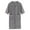 Gray, variant on Women Robe Zip up Homewear Loose Nightgowns Bathrobe V-neck Soft Sleep Shirt Loungewear Sleepwear with Pockets