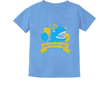 

Tstars Boys Birthday Gift for Boy Tshirt Dinosaur Raptor T Rex Birthday Party Shirts B Day Toddler Infant Kids T Shirt