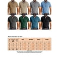 thumbnail image 7 of Fangasis Men T Shirts Short Sleeve Polo Shirt Henley Summer Tops Mens Athletic Tee Casual Sport T-shirt Dark Gray L, 7 of 7