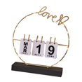 thumbnail image 4 of Calendario de escritorio para San Valentín, regalos de aniversario, accesorios de fotografía, decoración Amor Base Negra, 4 of 9