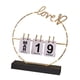 thumbnail image 4 of Calendario de San Valentín con tapa ligera, calendario perpetuo, regalos de boda, foto Amor Base Negra, 4 of 9