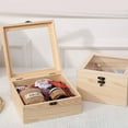 thumbnail image 3 of Lockable Decorative Wooden Storage Box Craft Souvenir DIY Organizer Removable Tray Dividers Gift Storage Container, 3 of 7