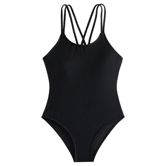 lnmuld Girls Sleeveless One Piece Rash Guard Swimsuit with Skirt UPF 50 Sun Beach Pool Color:Black,Size:10-11 Years