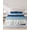 Blue, variant on 3 Piece Twin Sheet Set Navy Blue Ombre Sheets Set for Twin Size Bed, Breathable Soft Microfiber Bed Sheets Cooling Modern Abstract Art Blue White Striped Fitted Sheet Deep Pocket, Pillowcases