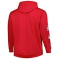 thumbnail image 3 of Men's Red St. Louis Cardinals Big & Tall Fleece Pullover Hoodie, 3 of 3