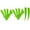 Green, variant on koolsoo 12pcs Vanes 3'' Feather Fletchings for Vanes, Various Colors Light Yellow
