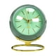thumbnail image 1 of Reloj de dormitorio Naiovety moderno con alarma luminosa marco de Metal Verde oscuro, 1 of 6