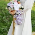thumbnail image 5 of facefd Bouquets en Soie Multicolores en Cascade pour Mariée, Accessoires de Photographie, 5 of 5