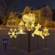 thumbnail image 3 of Paquete de 5 luces solares de Navidad for exteriores, luz Solar for jardín, luz Solar for camino de paisaje, for césped, Patio, resistente al agua, 3 of 7