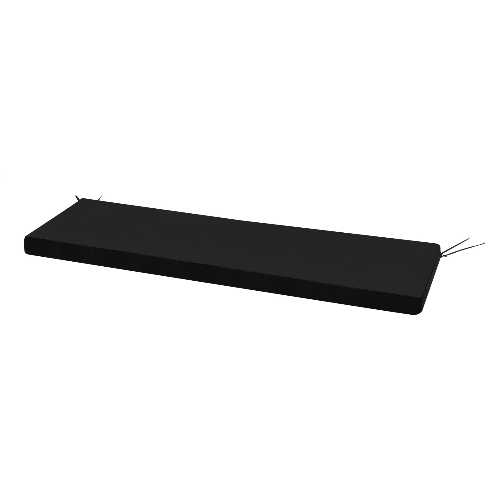 Yeerswag 59 x 18 x 3 inch Outdoor Bench Cushion, Garden Furniture Loveseat Cushion, Black