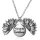 thumbnail image 1 of Collar de girasol con medallón abierto You Are My Sunshine para mujer brillar  Electrónica, 1 of 2