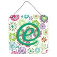 thumbnail image 5 of Carolines Treasures CJ2011-QDS66 Letter Q Flowers Pink Teal Green Initial Wall or Door Hanging Prints 6HX6W multicolor, 5 of 7