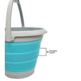 thumbnail image 6 of SAMMART 5L / 1.32 Gallon Collapsible Plastic Bucket - Foldable Round Tub - Portable Fishing Water Pail - Space Saving Outdoor Waterpot, 6 of 7