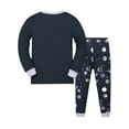 thumbnail image 5 of WIBACKER Boys Cotton Pajamas Long Sleeve Toddler Boys Pjs Kids Space Sleepwear Sets 2-9 Years, 5 of 10