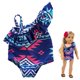 thumbnail image 1 of Juguete Traje de baño de una sola pieza de juguete para muñecas de 18 pulgadas Accesorio Juguete de Niña AMMAO TOY230209-0280toy, 1 of 2