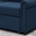 thumbnail image 4 of Devon & Claire Sofia Storage Sofa Bed Reversible Sectional, Navy Blue, 4 of 7
