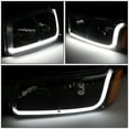 thumbnail image 4 of DNA Motoring For 01-07 GMC Sierra/Yukon Denali LED DRL Smoked Amber Headlights+Bumper Lamps, 4 of 6