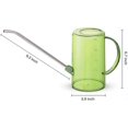 thumbnail image 2 of KAIYANG Regadera para plantas de interior con pico largo de acero inoxidable, 1 litro, escala fácil de medir (verde), 2 of 5