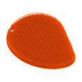 thumbnail image 2 of Kuhn Rikon Stay Clean Silicone Scrubber Sponge, Fin Shape, Orange, 2 of 5