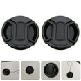 thumbnail image 6 of WORGEOUS 4 Pcs Video Camera Lens Cover Lens Cap Baby Girl 5.5X5.5CM Black, 6 of 8