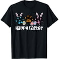 thumbnail image 2 of 100% Cotton Unisex Happy Easter Dog Cat Paw Men Women Girls Kids Teens Youth T-Shirt, 2 of 5