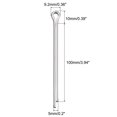 thumbnail image 2 of Unique Bargains Split Cotter Pin, 5x100mm Stainless Steel Clip Fastener Fitting Silver 8Pack, 2 of 5