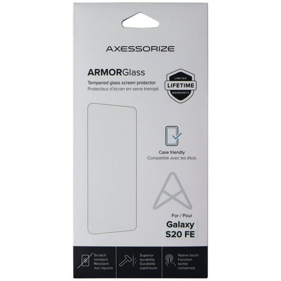 Axessorize ArmorGlass Tempered Glass for Samsung Galaxy S20 FE