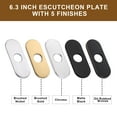 thumbnail image 5 of Wowow 6.3 in. Stainless Steel Escutcheon Plate in Chrome, 5 of 5