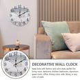 thumbnail image 6 of BESTOYARD Silent Sweep Wall Clock Indoor Wooden Hanging Clock with Quiet Movement for Home Decor, 6 of 6