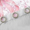 thumbnail image 4 of Feelyou Child Bowknot Curtains Pack of 2 (42x84 Each), Retro Pink Flower Curtains Blackout, 4 of 6