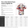 thumbnail image 6 of Lsque Colorful Mushrooms (2) pattern Hawaiian Shirt for Men, Unisex Summer Beach Casual Short Sleeve Button Down Shirts-3X-Large, 6 of 9