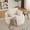 Beige + Corduroy + 1 Seat + Foam, variant on Single Fluffy Sleeper Chair - Corduroy Sponge Convertible Sofa with No Assembly for Multi-Rooms,Beige