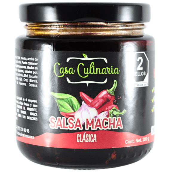 Salsa Macha Clásica 200ml Casa Culinaria