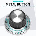 thumbnail image 5 of 4 x potentiometer Pot metal knob with 0-9 turntable for 6mm shaft knob, 5 of 5