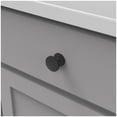 thumbnail image 7 of Hickory Hardware P2142-MB-10B 1.37 in. American Diner Cabinet Knob, Matte Black - Pack of 10, 7 of 7
