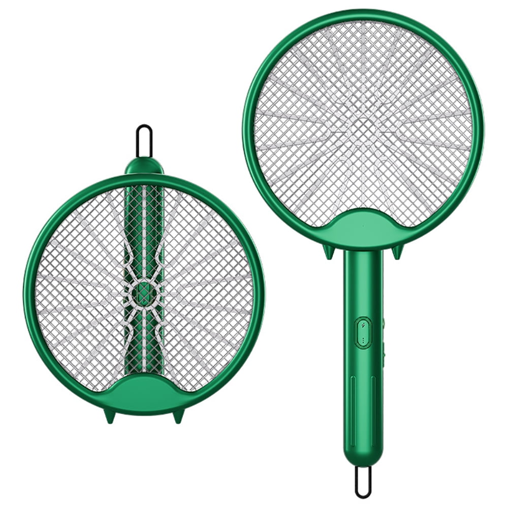 KIZOCAY Electric Fly Swatter Racket, 2 in 1 BugZapper with USB
