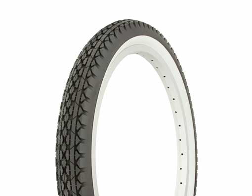 1PAIR Bicycle Bike Tires & Tubes 20" x 2.125" Black/White Sidewall Lowrider Fat 