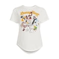 thumbnail image 2 of Looney Tunes LT Group Women's Comfortable Short Sleeve Graphic T-Shirt, Sizes XS-XXXL, 2 of 5